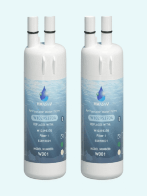 W10295370A Water Filter Replacement, Compatible with Everydrop Filter 1, Whirlpool EDR1RXD1, EDR1RXD1B, W10295370, WHR1RXD1, KAD1RXD1, P4RFKB2, P8RFWB2L, 46-9930, 46-9081 2PACK