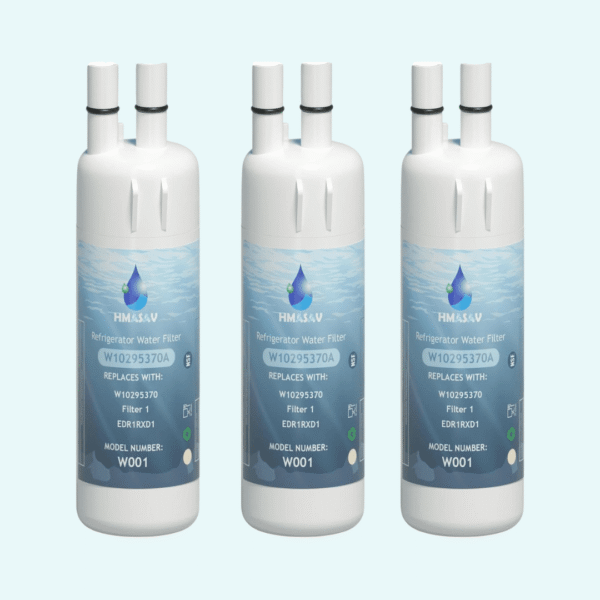 W10295370A Water Filter Replacement, Compatible with Whirlpool EDR1RXD1, Everydrop Filter 1, EDR1RXD1B, W10295370, WHR1RXD1, KAD1RXD1, P4RFKB2, P8RFWB2L, 46-9930, 46-9081 3PACK