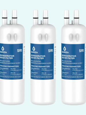 Refrigerator Water Filter Compatible with Everydrop® Filter 1, EDR1RXD1, W10295370A, WHR1RXD1, P8RFWB2L, W10295370, EDR1RXD1B, P4RFWB, Kenmore® 46-9081, 46-9930, 3Pack